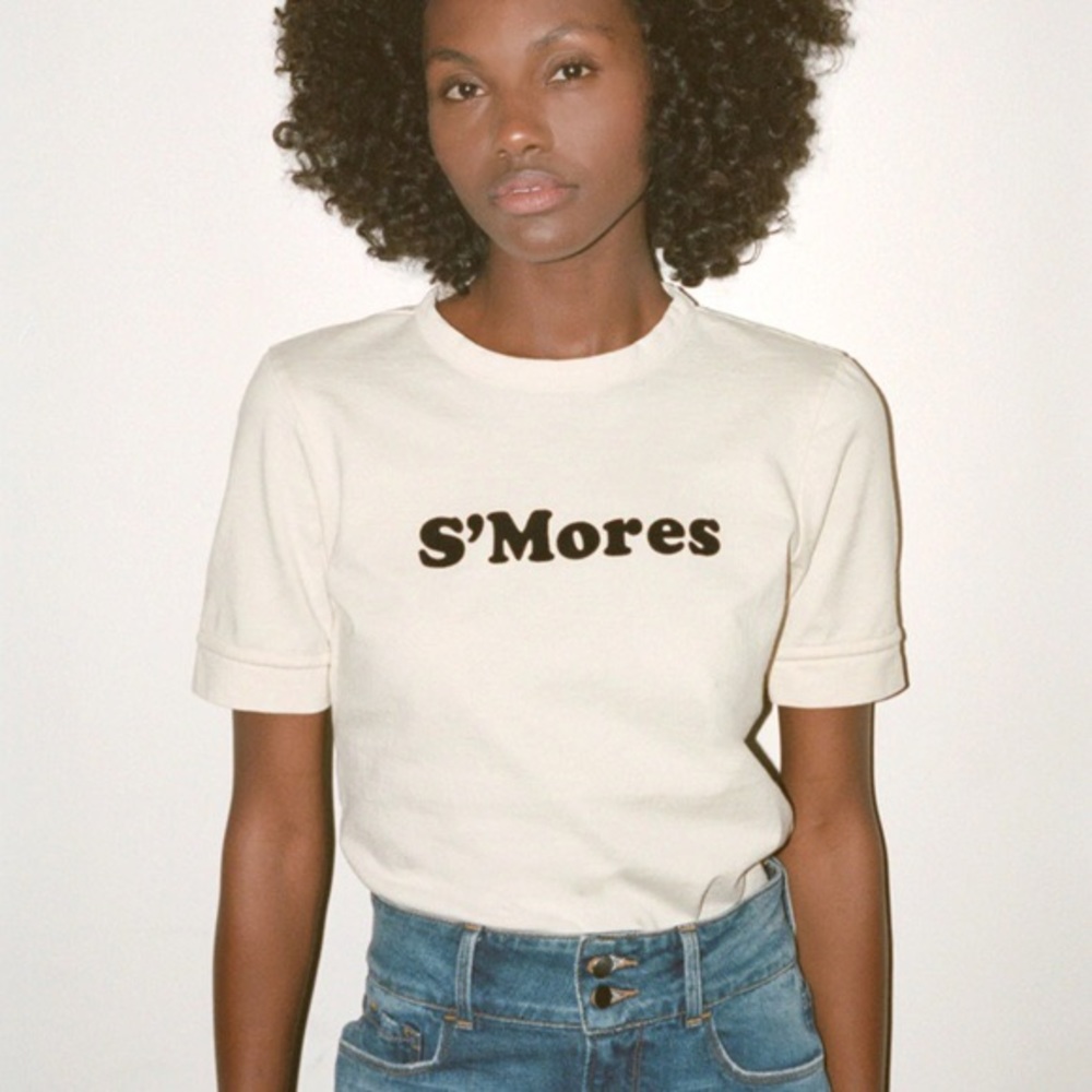 NWT Goop x Frame off white s’mores T-shirt